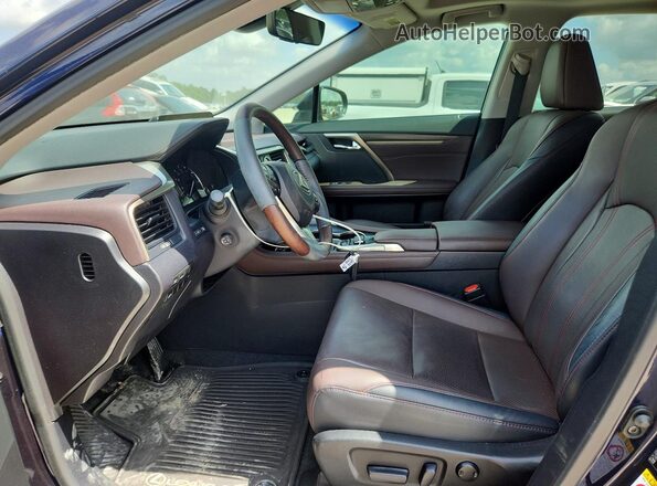 2T2ZZMCA8HC053034 2017 LEXUS RX Blue Front interior view