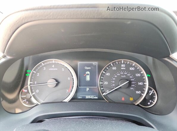 2T2ZZMCA8HC053034 2017 LEXUS RX Blue Instrument cluster view