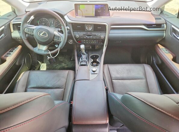 2T2ZZMCA8HC053034 2017 LEXUS RX Blue Dashboard view