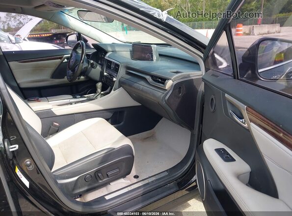2T2ZZMCA9GC028156 2016 LEXUS RX 350 Черный Вид салона спереди