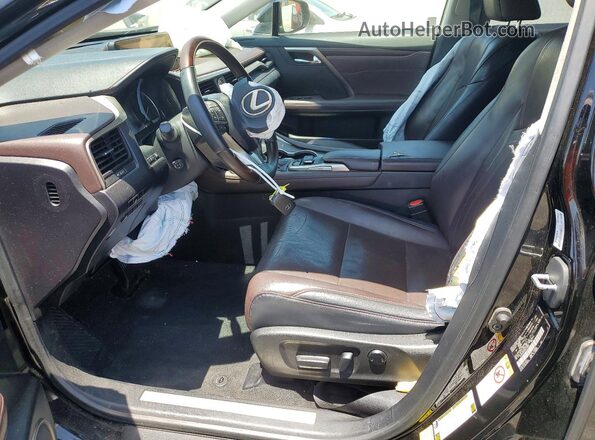 2T2ZZMCAXGC019028 2016 LEXUS RX Black Front interior view