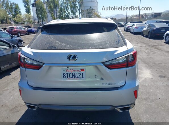 2T2ZZMCAXHC038826 2017 LEXUS RX 350 Silver 