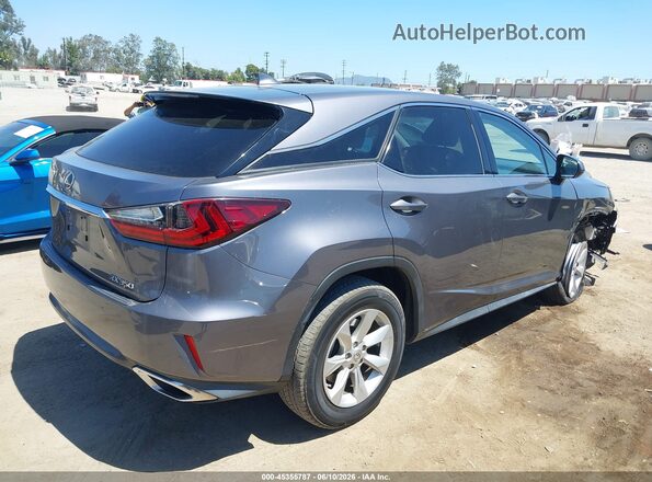 2T2ZZMCAXHC084589 2017 LEXUS RX 350 Gray Trasero derecho