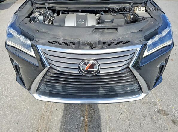2T2ZZMCAXHC090375 2017 LEXUS RX Black ძრავის განყოფილების ხედი