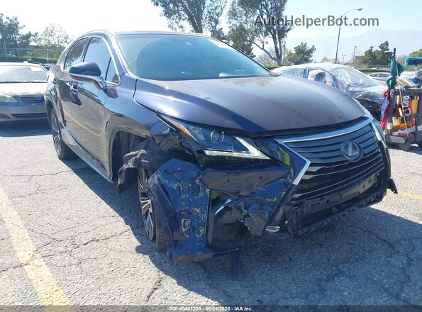 2T2ZZMCAXKC127867 2019 LEXUS RX 350 Dark Blue წინა ხედი