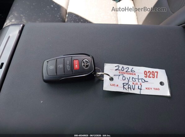 2T36CRAV2TW040919 2026 TOYOTA RAV4 White Dashboard view