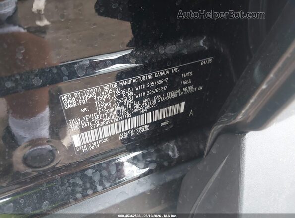 2T36DRBV4TW011482 2026 TOYOTA RAV4 Black 