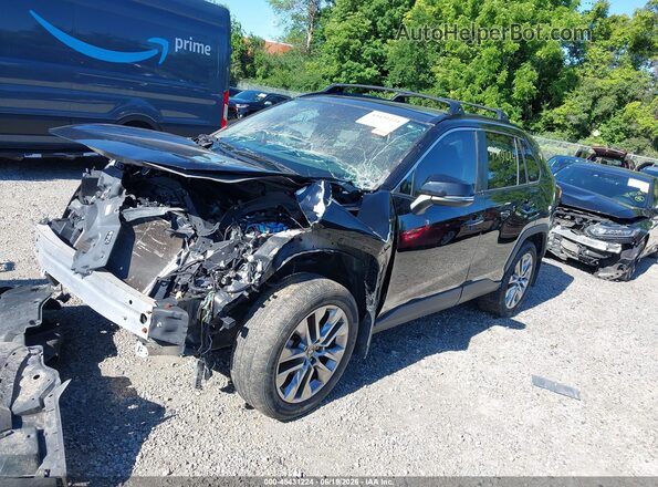 2T3A1RFV0MC179927 2021 TOYOTA RAV4 Black Առջևի ձախ երեք քառորդ տեսարան