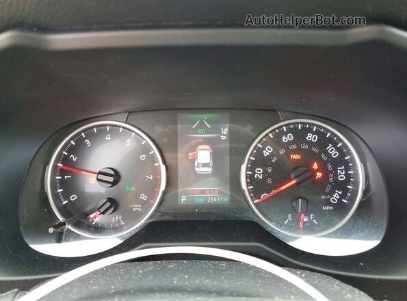 2T3A1RFV0MW184365 2021 TOYOTA RAV4 Red Vista del cuadro de instrumentos