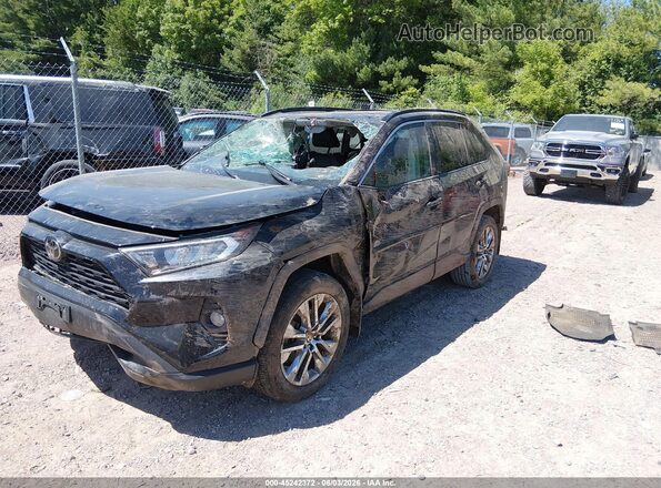 2T3A1RFV0MW198363 2021 TOYOTA RAV4 Black წინა მარცხენა ხედი სამი მეოთხედიდან
