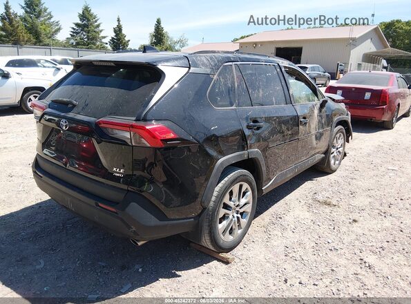 2T3A1RFV0MW198363 2021 TOYOTA RAV4 Black უკანა მარჯვენა