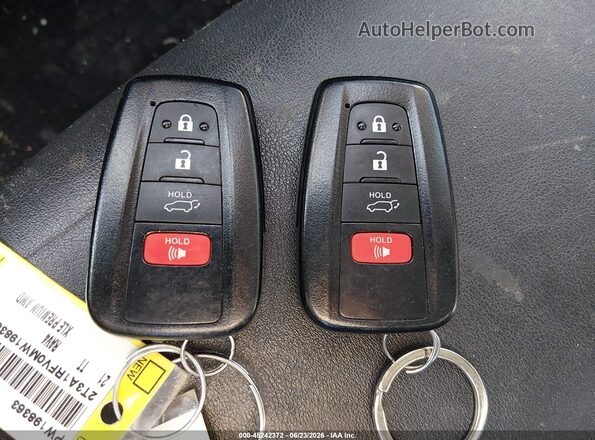 2T3A1RFV0MW198363 2021 TOYOTA RAV4 Black წინა პანელის ხედი