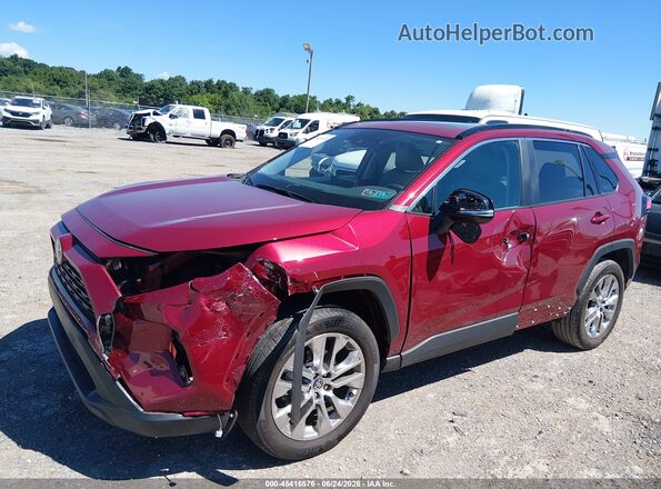 2T3A1RFV1LW138493 2020 TOYOTA RAV4 Red Widok z przodu