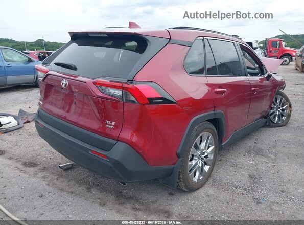 2T3A1RFV1PW390072 2023 TOYOTA RAV4 Темно-бордовый Задняя правая четверть