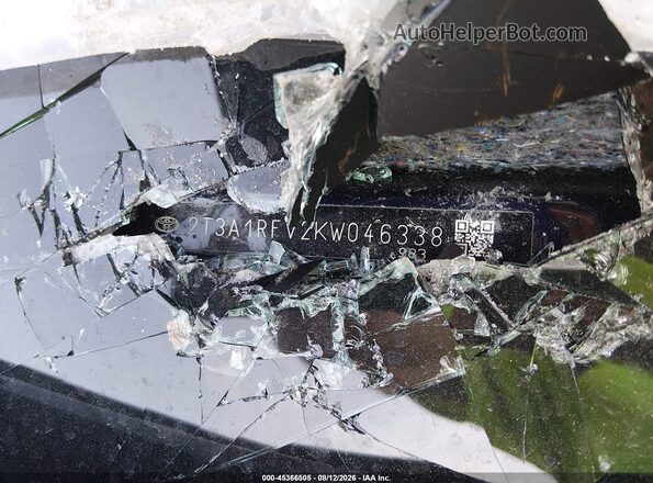 2T3A1RFV2KW046338 2019 TOYOTA RAV4 Black Widok zestawu wskaźników