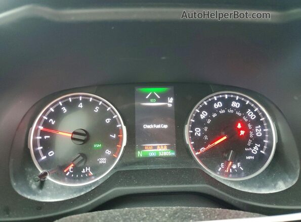 2T3A1RFV2NW268348 2022 TOYOTA RAV4 Gray Widok zestawu wskaźników