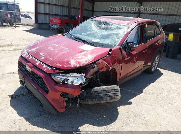 2T3A1RFV3MW180343 2021 TOYOTA RAV4 Темно-бордовый Передняя левая четверть