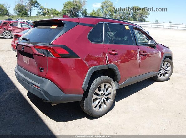2T3A1RFV3MW180343 2021 TOYOTA RAV4 Темно-бордовый Задняя правая четверть