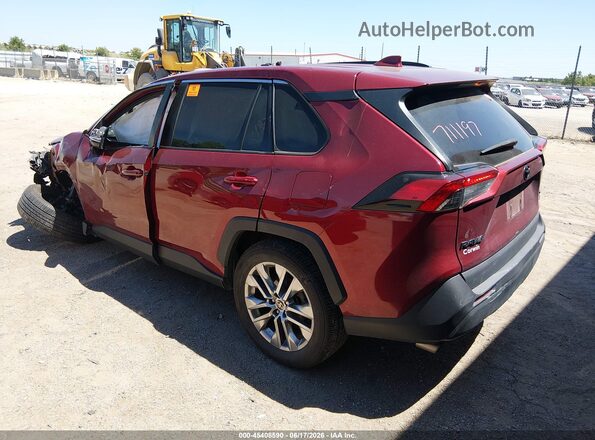 2T3A1RFV3MW180343 2021 TOYOTA RAV4 Темно-бордовый Задняя левая четверть