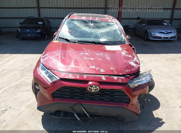 2T3A1RFV3MW180343 2021 TOYOTA RAV4 Темно-бордовый Вид панели приборов