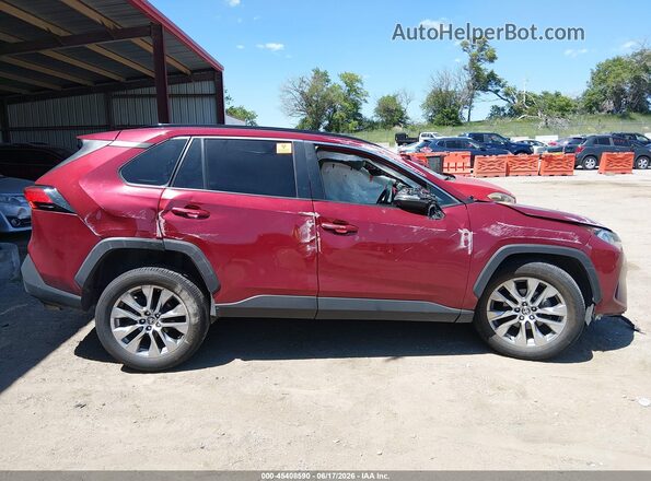 2T3A1RFV3MW180343 2021 TOYOTA RAV4 Темно-бордовый Вид щитка приборов