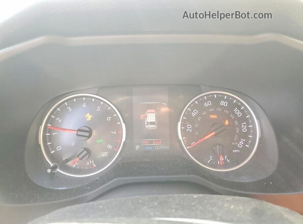 2T3A1RFV3MW223658 2021 TOYOTA RAV4 White Սարքավորումների վահանակի տեսք