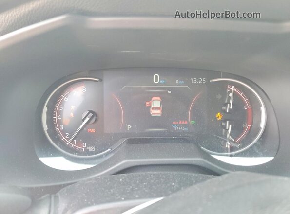 2T3A1RFV3SW530387 2025 TOYOTA RAV4 Blue Սարքավորումների վահանակի տեսք