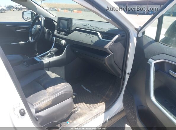2T3A1RFV4NW317758 2022 TOYOTA RAV4 White Widok wnętrza z przodu