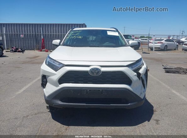 2T3A1RFV4NW317758 2022 TOYOTA RAV4 White Widok zestawu wskaźników