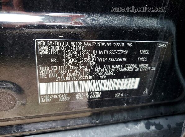 2T3A1RFV4SC563318 2025 TOYOTA RAV4 Black 