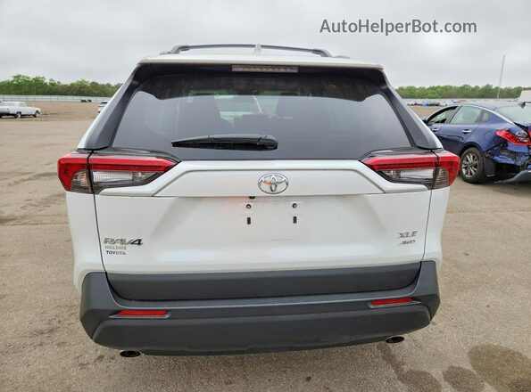 2T3A1RFV4SW498162 2025 TOYOTA RAV4 White Widok z tyłu