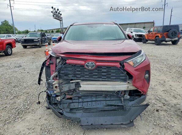 2T3A1RFV5MW217327 2021 TOYOTA RAV4 Red Front view