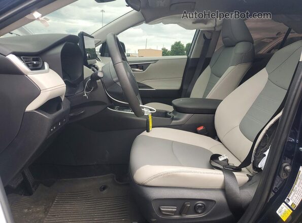 2T3A1RFV5SW627655 2025 TOYOTA RAV4 Blue Widok wnętrza z przodu