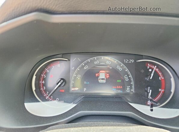 2T3A1RFV6PC353861 2023 TOYOTA RAV4 Серый Вид щитка приборов