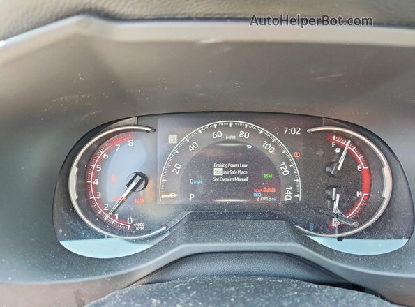 2T3A1RFV6RW477694 2024 TOYOTA RAV4 White Սարքավորումների վահանակի տեսք