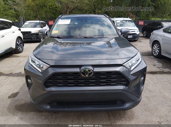 2T3A1RFV7MC186986 2021 TOYOTA RAV4 Gray Widok wnętrza z tyłu