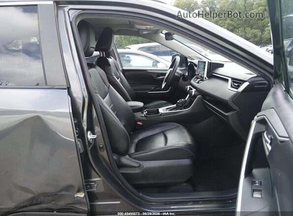 2T3A1RFV7MC186986 2021 TOYOTA RAV4 Gray Widok wnętrza z przodu