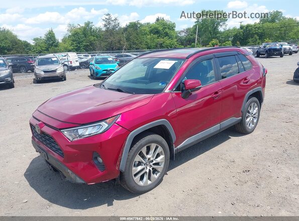 2T3A1RFV8MW160685 2021 TOYOTA RAV4 Red Front left