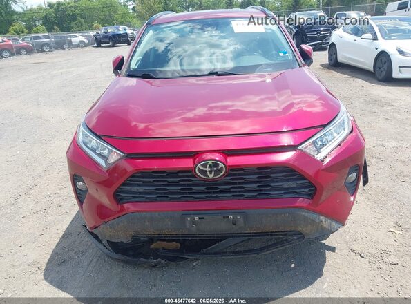 2T3A1RFV8MW160685 2021 TOYOTA RAV4 Red Front view