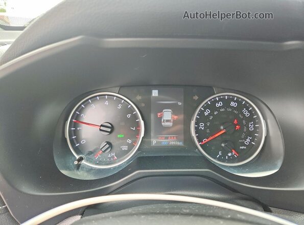2T3A1RFV8NC315464 2022 TOYOTA RAV4 Silver Սարքավորումների վահանակի տեսք