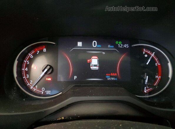 2T3A1RFV8PW330595 2023 TOYOTA RAV4 Зеленый Вид щитка приборов