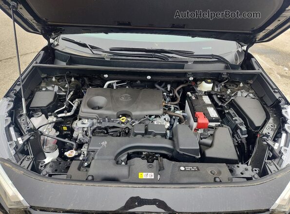 2T3A1RFV8SW613068 2025 TOYOTA RAV4 Black Engine compartment view