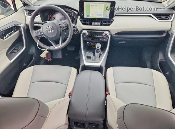 2T3A1RFV8SW613068 2025 TOYOTA RAV4 Black Dashboard view