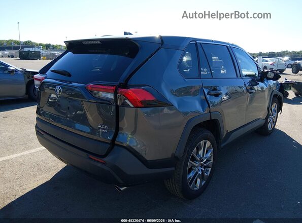 2T3A1RFV9KC052753 2019 TOYOTA RAV4 Gray Задня права чверть