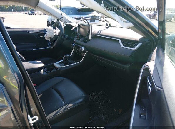 2T3A1RFV9KC052753 2019 TOYOTA RAV4 Gray Вид салону спереду