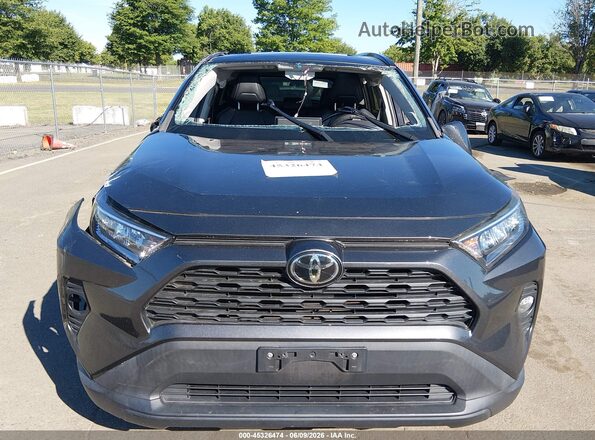 2T3A1RFV9KC052753 2019 TOYOTA RAV4 Gray Вид щитка приладів
