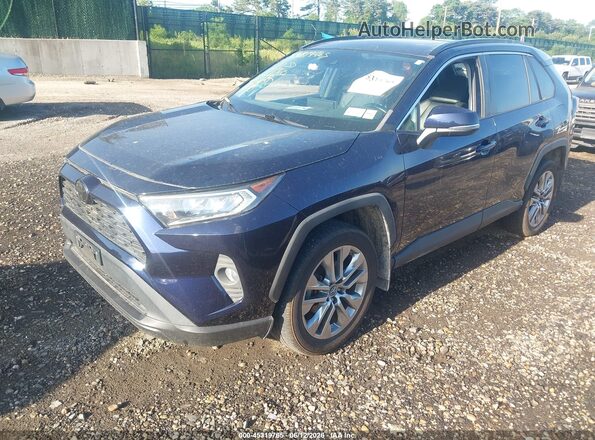 2T3A1RFV9KW065839 2019 TOYOTA RAV4 Blue წინა მარცხენა ხედი სამი მეოთხედიდან