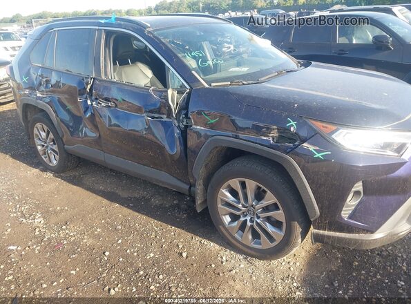2T3A1RFV9KW065839 2019 TOYOTA RAV4 Blue წინა ხედი