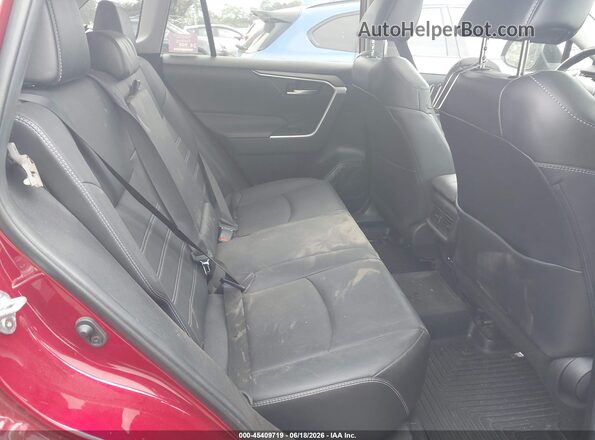 2T3A1RFV9MW177155 2021 TOYOTA RAV4 Burgundy Widok naklejki z numerem VIN