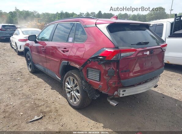 2T3A1RFV9MW177155 2021 TOYOTA RAV4 Burgundy Tył lewy